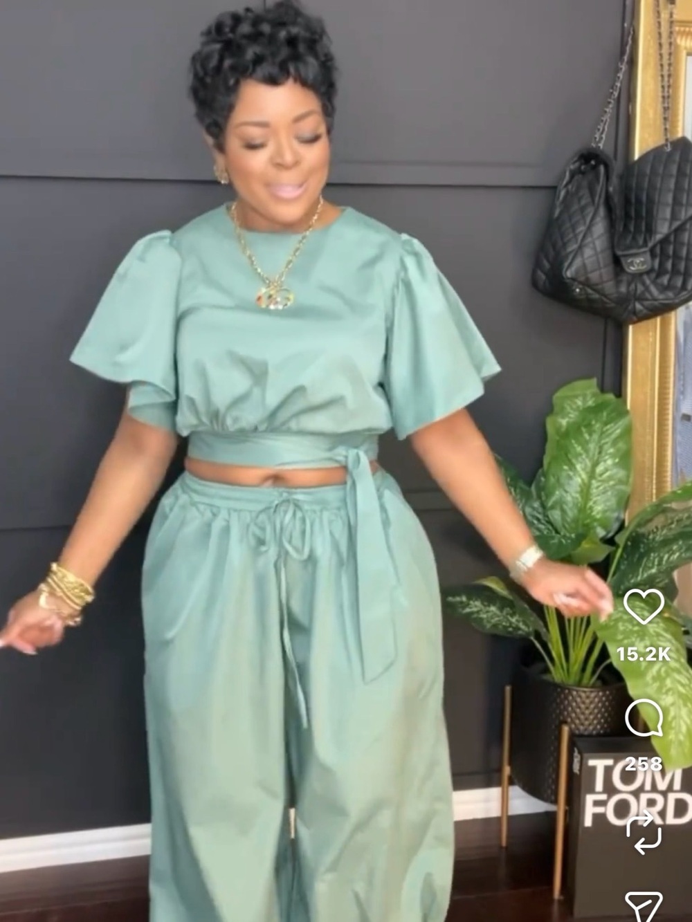 Black I Dream of Jeannie Style 2 Piece Set